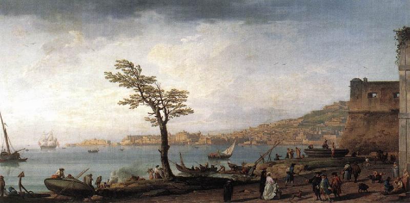 VERNET, Claude-Joseph View of Naples uit Germany oil painting art